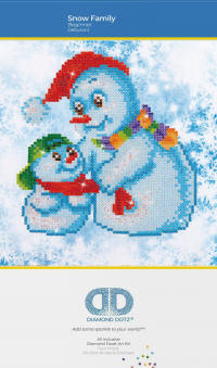 Diamond Dotz Picture - Snow Family - click to enlarge