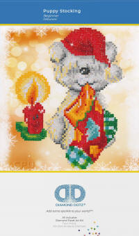 Diamond Dotz Picture - Puppy Stocking - click to enlarge