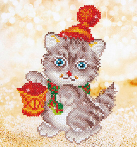 Large Picture of Christmas Kitten Glow
