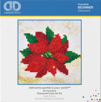Diamond Dotz Picture - Poinsettia - click to enlarge