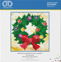 Diamond Dotz Picture - Christmas Wreath - click to enlarge