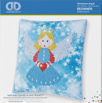 Diamond Dotz Cushion Cover - Christmas Angel - click to enlarge