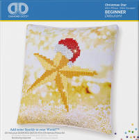 Diamond Dotz Cushion Cover - Christmas Star - click to enlarge