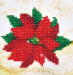 Diamond Dotz� Poinsettia 18.5cm x 18.5cm Christmas Pictures Kit