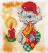 Diamond Dotz� Puppy Stocking 28cm x 30cm Christmas Pictures Kit