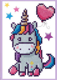 Diamond Dotz Card - Baby Uni - click to enlarge