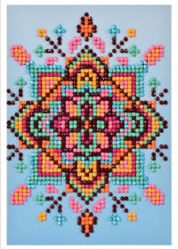 Diamond Dotz Card - Blue Star - click to enlarge