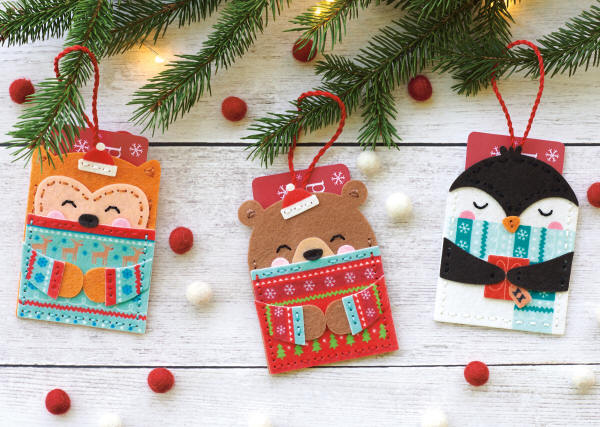 Large Picture of Dimensions Christmas Hugs Gift Card Holders or Decorations 