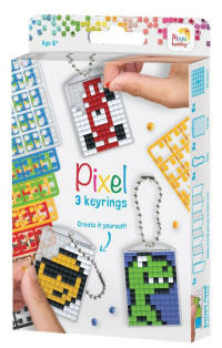Pixel Hobby - Keyring 3 piece Kits - Cool
